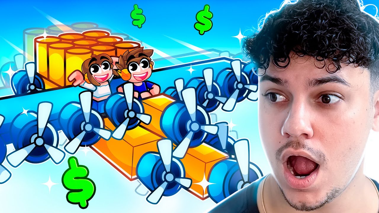 Gastando R$ 827.605.742 no MAIOR AVIÃO do Roblox