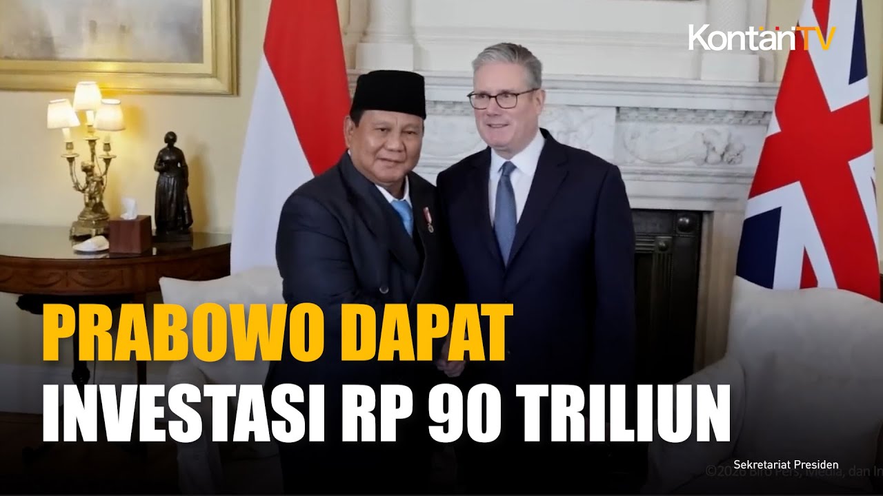 Prabowo Kantongi Investasi Rp 90 Triliun dari Inggris, Sektor Apa Saja?