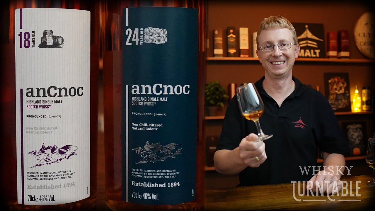 AnCnoc Knockdhu - 18 Jahre 46 % vs. 24 Jahre 46 % Vol.