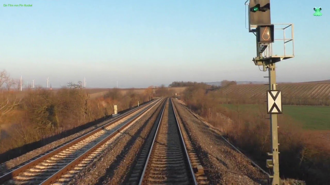 Von Alzey nach Bingen am Rhein Hbf - DB Bahn Nr.58 - Führerstandsmitfahrt BR VT 623