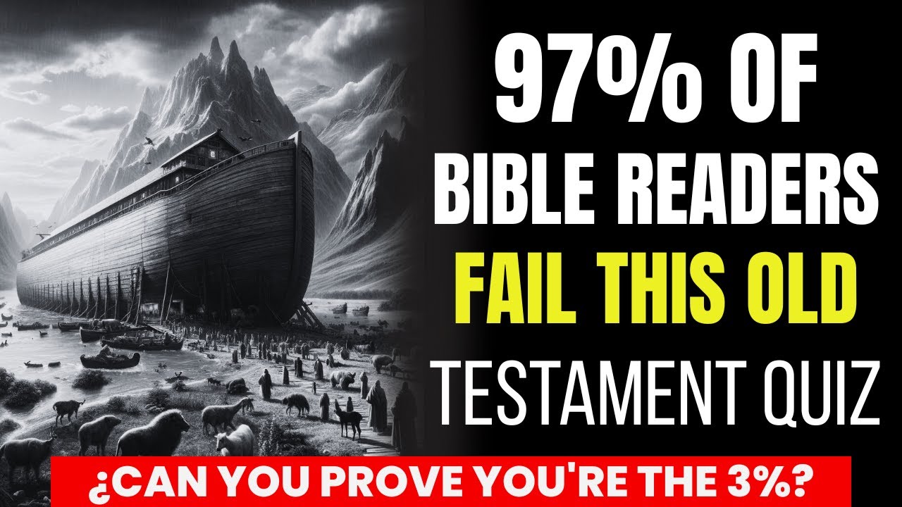 If You Can't Answer These 25 OLD TESTAMENT Questions, You've ONLY READ the New Testament 📖