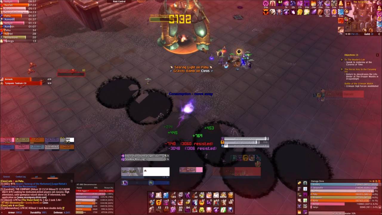 Oceanic Unleashed vs XT - Deconstructor Hardmode 10man [ Warmane - Lordaeron ]