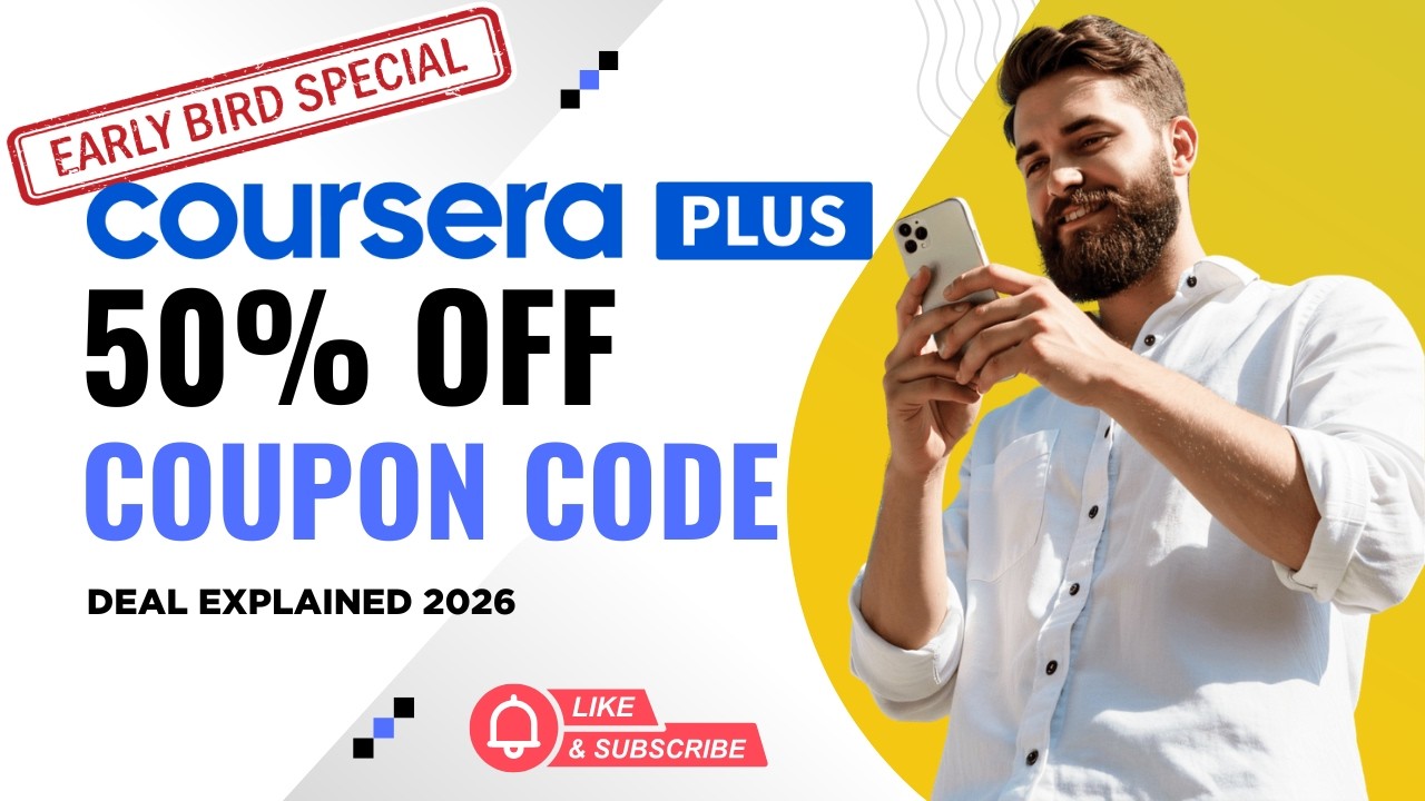 Coursera Plus Coupon Code 2026 | 50% OFF Deal Explained