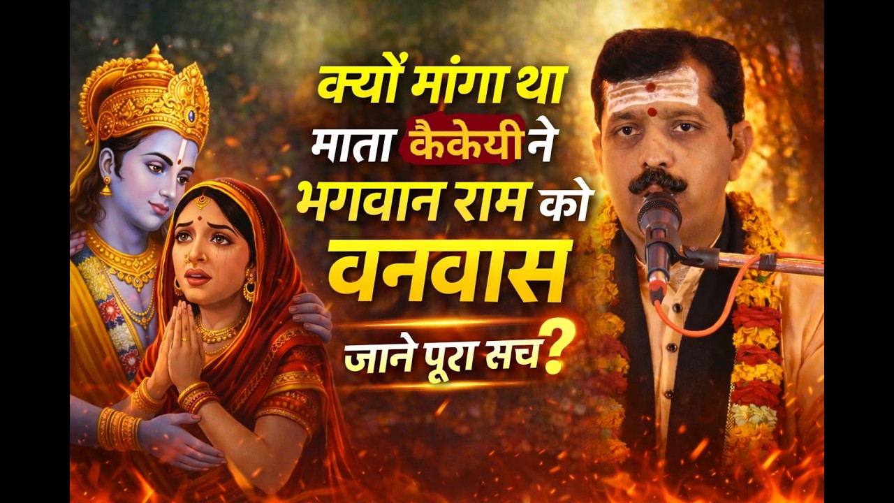 kyon manga tha mata kaikeyi ne shri ram ko vanvas #acharyapramod #pramodpachouri #shriram #kaikeyi