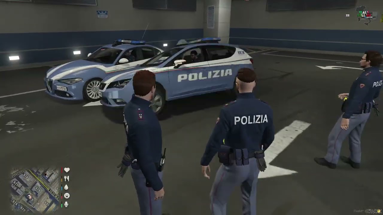 GTAV | POLIZIA DI STATO - INSEGUIMENTO E SPARATORIA | ITALY FULL RP