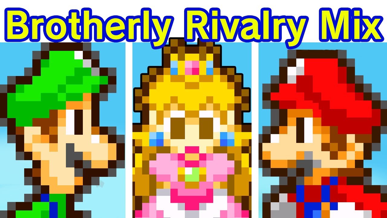 Friday Night Funkin' Brotherly Rivalry - ANNIVERSARY MIX | Mario & Luigi Superstar Saga (FNF Mod)