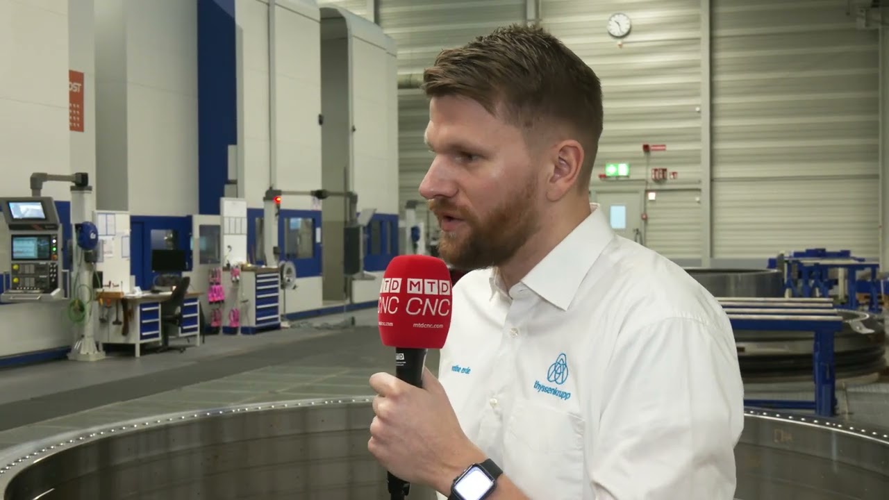Check out these BOST machines that produce critical and precise bearings for wind turbines