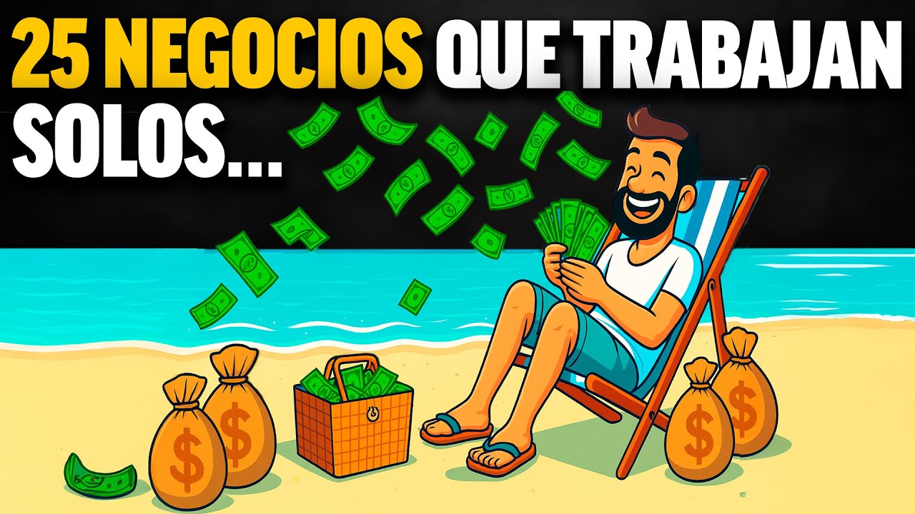 25 NEGOCIOS Para &iexcl;NO Volver a TRABAJAR M&Aacute;S! (Negocios Automaticos) 💰