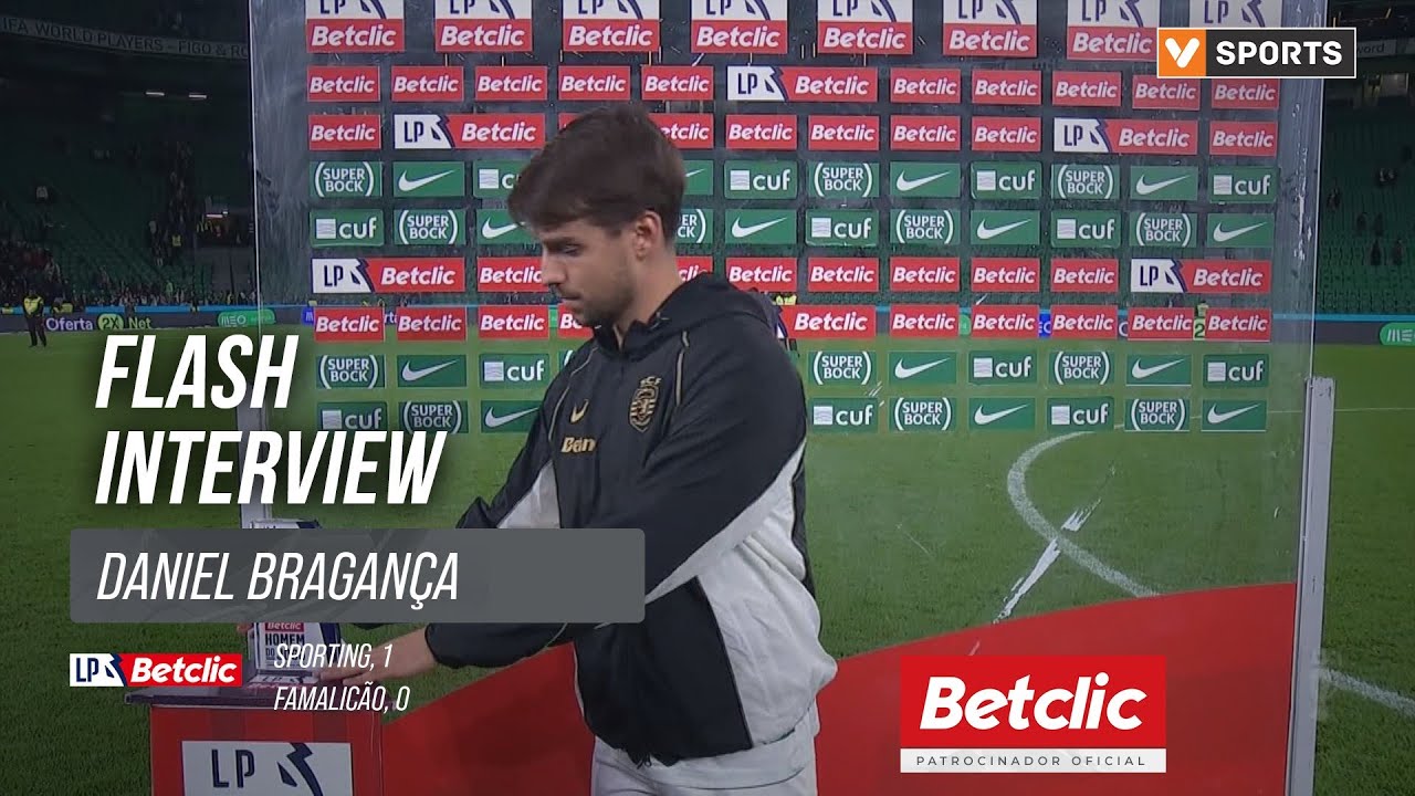 I Liga (#22) | Sporting 1-0 Famalic&atilde;o: Flash Interview Daniel Bragan&ccedil;a