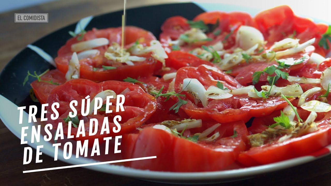 Tres ensaladas de tomate que no son la de siempre | EL COMIDISTA
