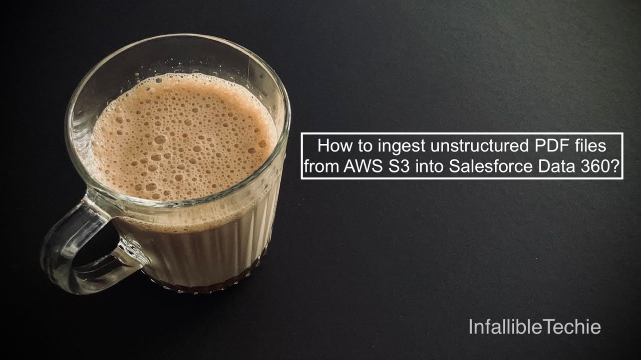 Как загрузить неструктурированные PDF-файлы из AWS S3 в Salesforce Data 360?