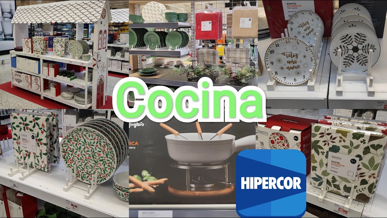 HIPERCOR💙NOVEDADES👍MESAS NAVIDAD🎄VAJILLA ELEGANTE🥂IDEAS DECORACIÓN MENAJE TODO COCINA ALMACENAJE🥳🍾🥶🎄