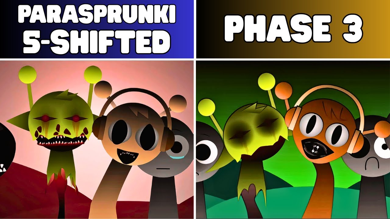 Incredibox ParaSprunki 5-Shifted – Phase 2 VS Phase 3: Which One’s Your Pick?