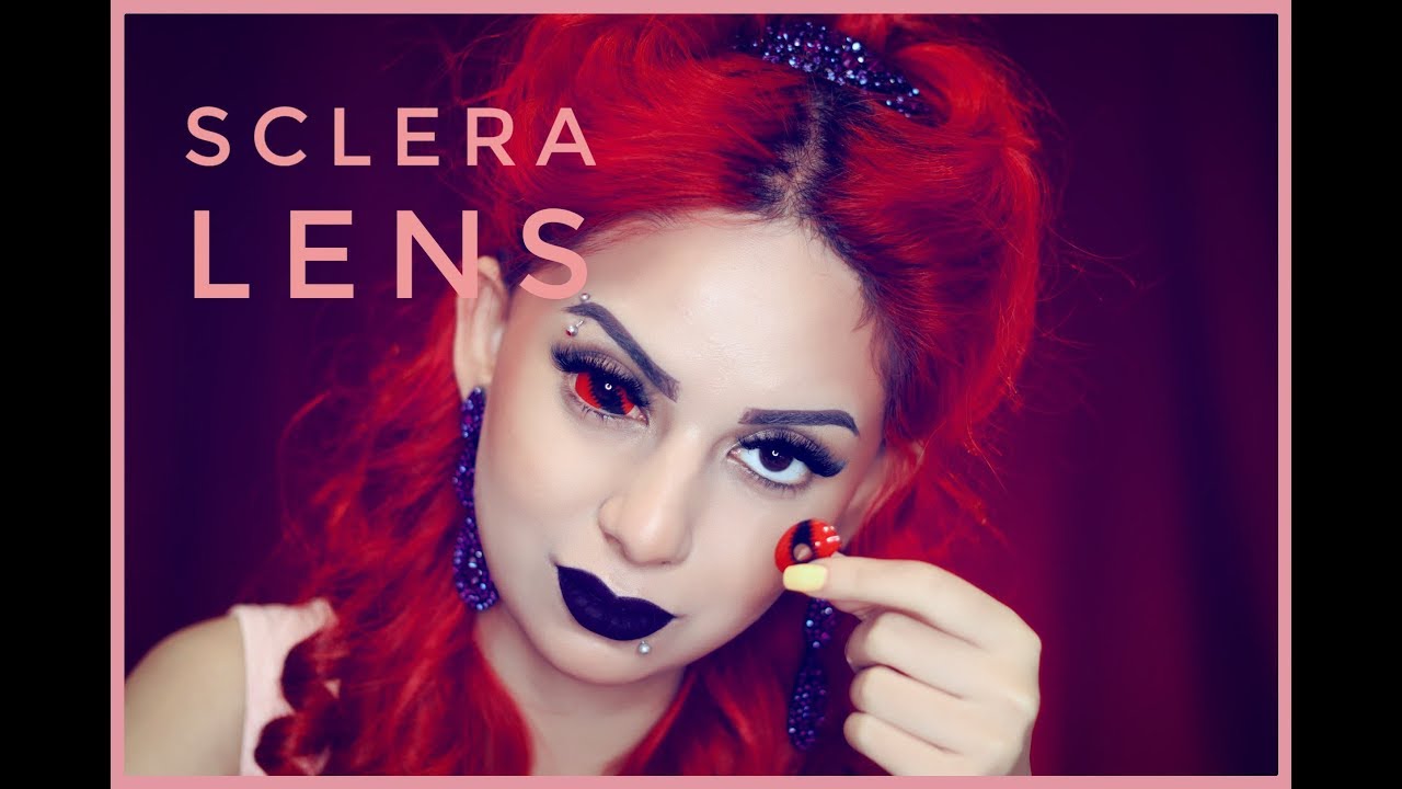 INFERNAL BASICS#07 || SCLERA LENSES how to INSERT and REMOVE