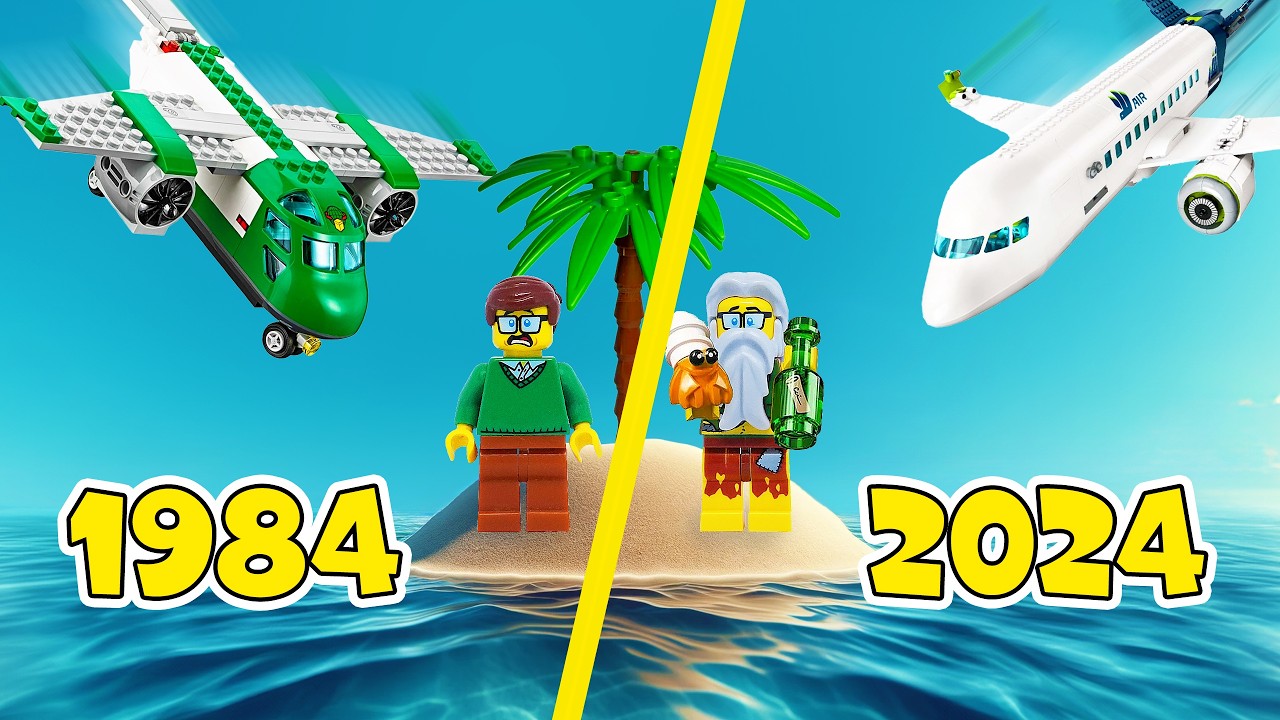 Lego Plane Crashes - Wave Machine VS Airplane Survivors - Lego Experiment