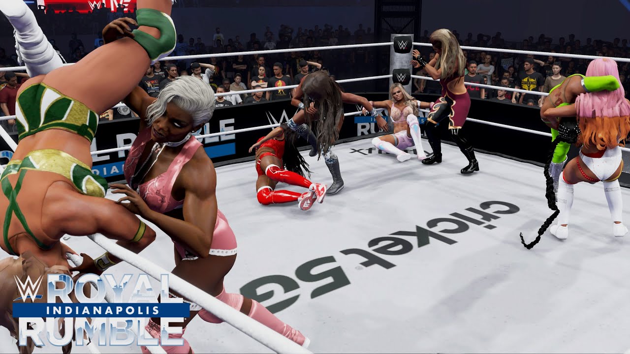 WWE 2K24 - 30 WOMAN ROYAL RUMBLE MATCH (PART 3)
