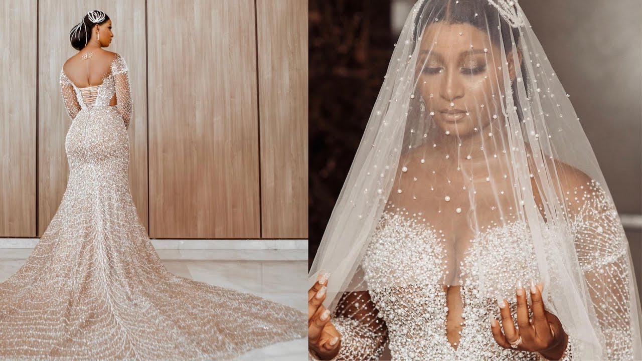 Her dress and veil is everything 
