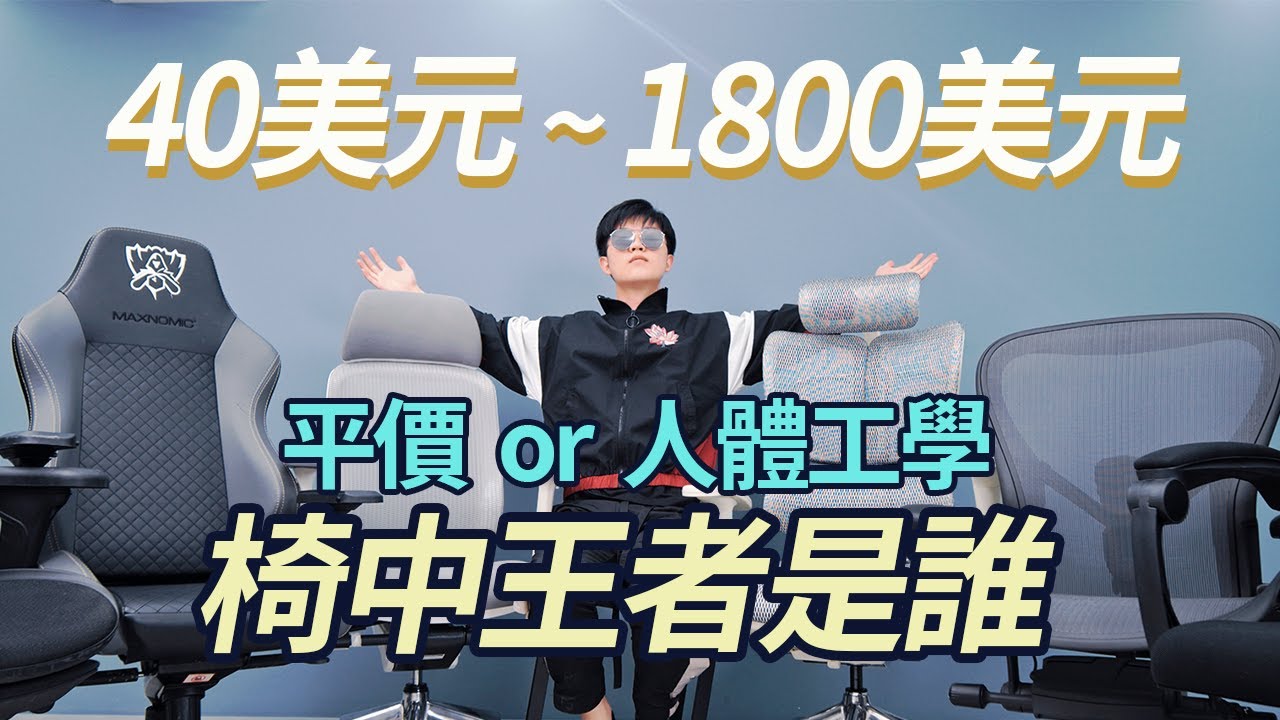 1800美元的奢華人體工學椅 VS 40美元的普通電腦椅：坐起來到底有什麼區別丨 Lks