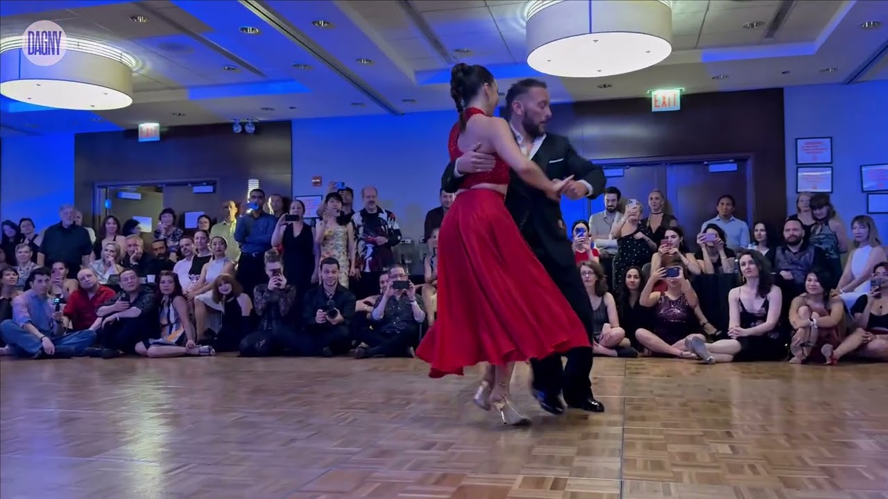 Loukas Balokas & Georgia Priskou, dancing tango to “El Huracán” by Los Reyes del Tango at Windy City
