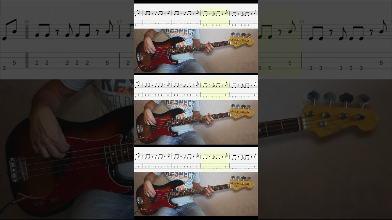 Кино - Мама, мы все тяжело больны (Bass shorts 5 Tabs) 
