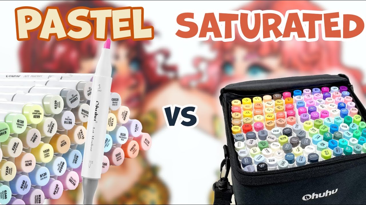 PASTEL COLORS vs SATURATED COLORS