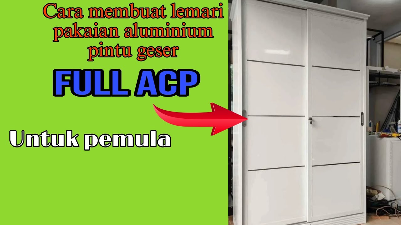 (Часть 1) Как сделать шкаф-купе с раздвижными дверями из алюминиевого сплава (полностью АКП) / Ка...