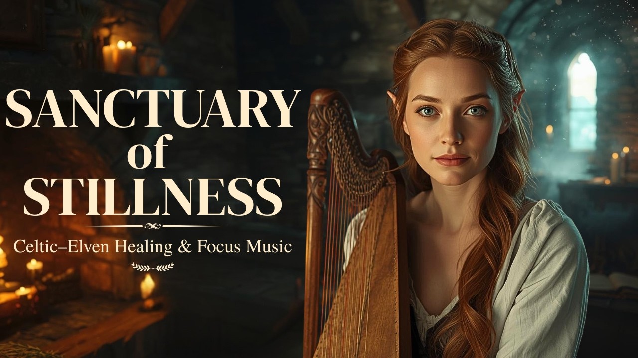 Sanctuary of Stillness | Celtic–Elven Healing Music for Focus & Calm