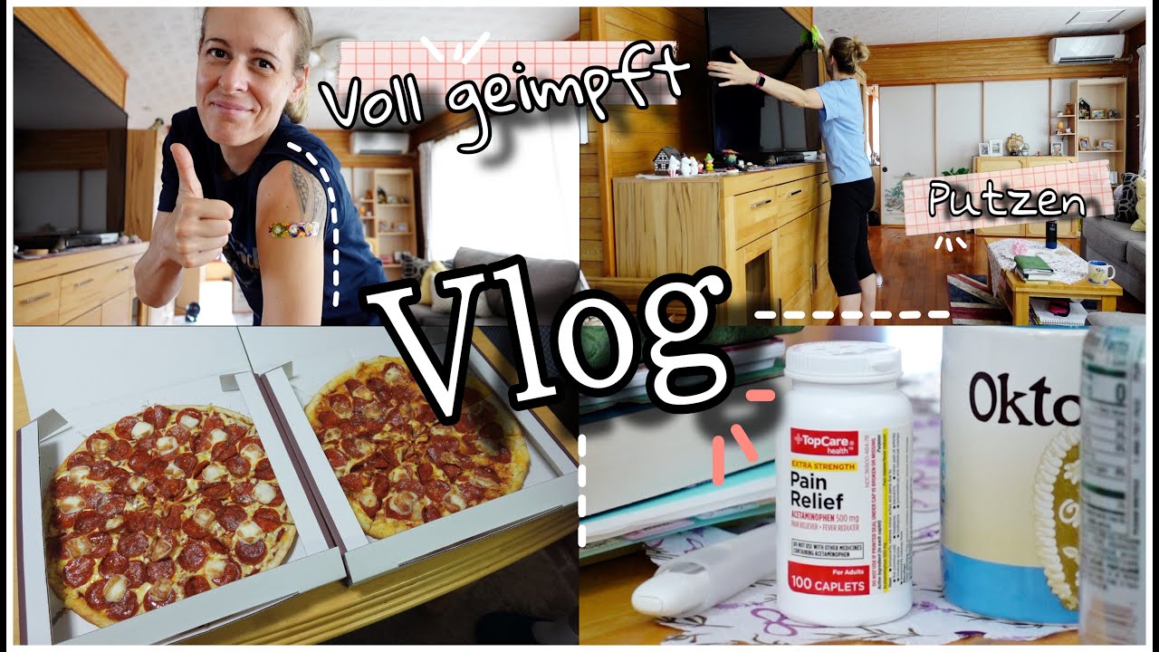 It's a Vlog - Covid VOLL geimpft  // Hausarbeit ~ Männer an den Mop 😋