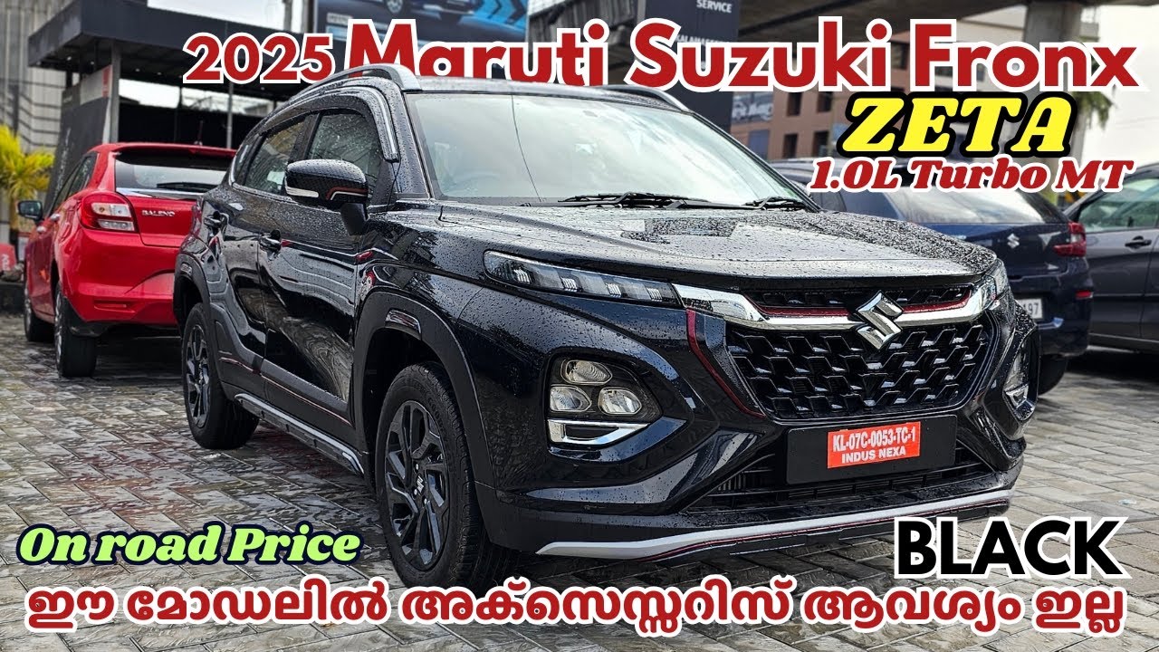 Maruti Suzuki Fronx Zeta 2025 Malayalam Review | 2025 Maruti Suzuki Fronx Zeta Black Review