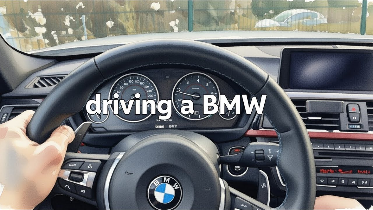 Driving BMW 320d