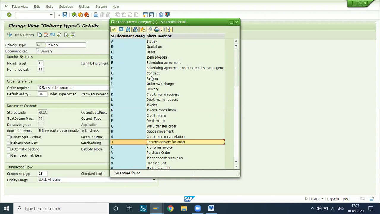 Delivery type Controls Video 1
