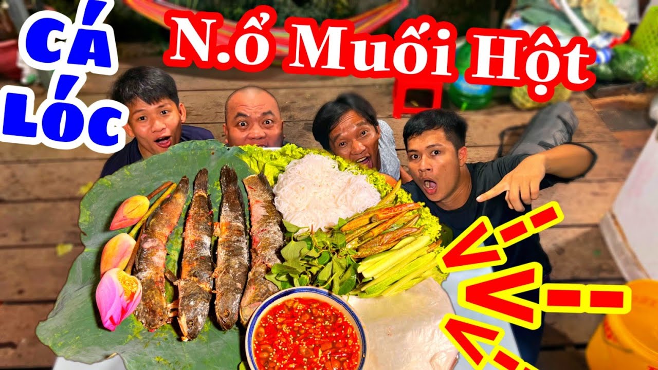 TXTV - Cá Lóc Đồng Hấp Muối Hột Ăn Với Rau Đồng Ngon Không Ngừng miệng | Thánh Xàm TV