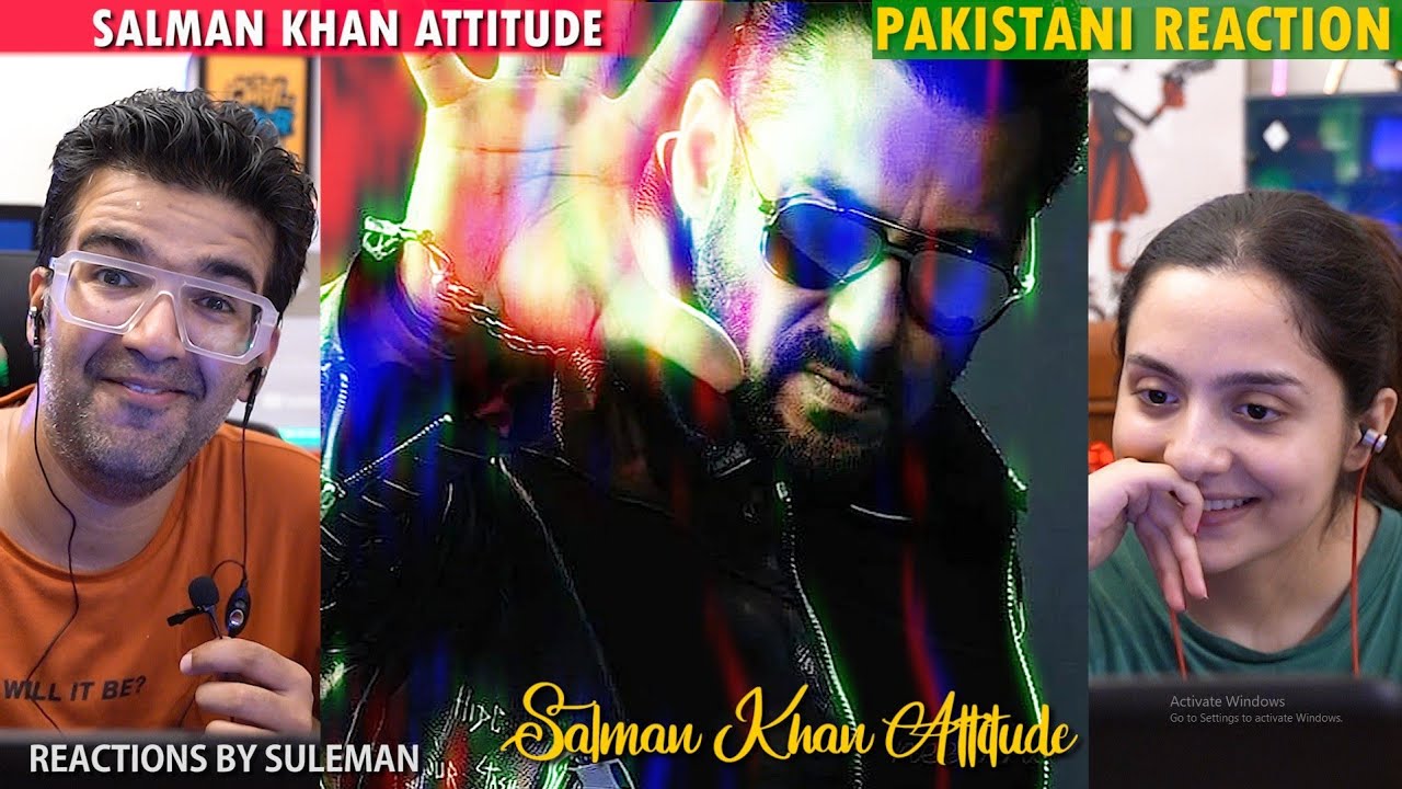 Pakistani Couple Reacts To Salman Khan Attitude Videos | Prabhas , NTR , Mahesh Babu Praise