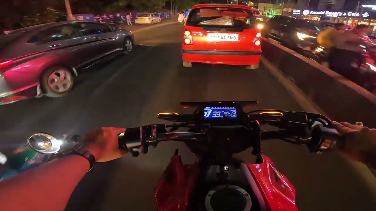 Ride with me Hyderabad night traffic (subtitle ) ￼