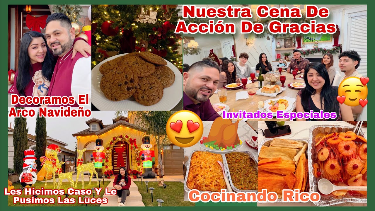 Miren Así Se Ve Mejor La Casa🏠Con El Arco Navideño Decorado🎄Así Celebramos Nuestra Cena En Familia🥹💕