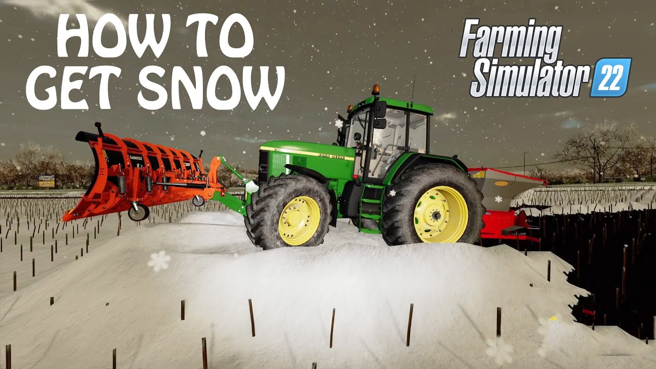 КАК ПОЛУЧИТЬ СНЕГ в Farming Simulator 2022 | ИСПОЛЬЗОВАНИЕ ВРЕМЕН ГОДА В FS22 | PS4 | PS5 | Xbox One