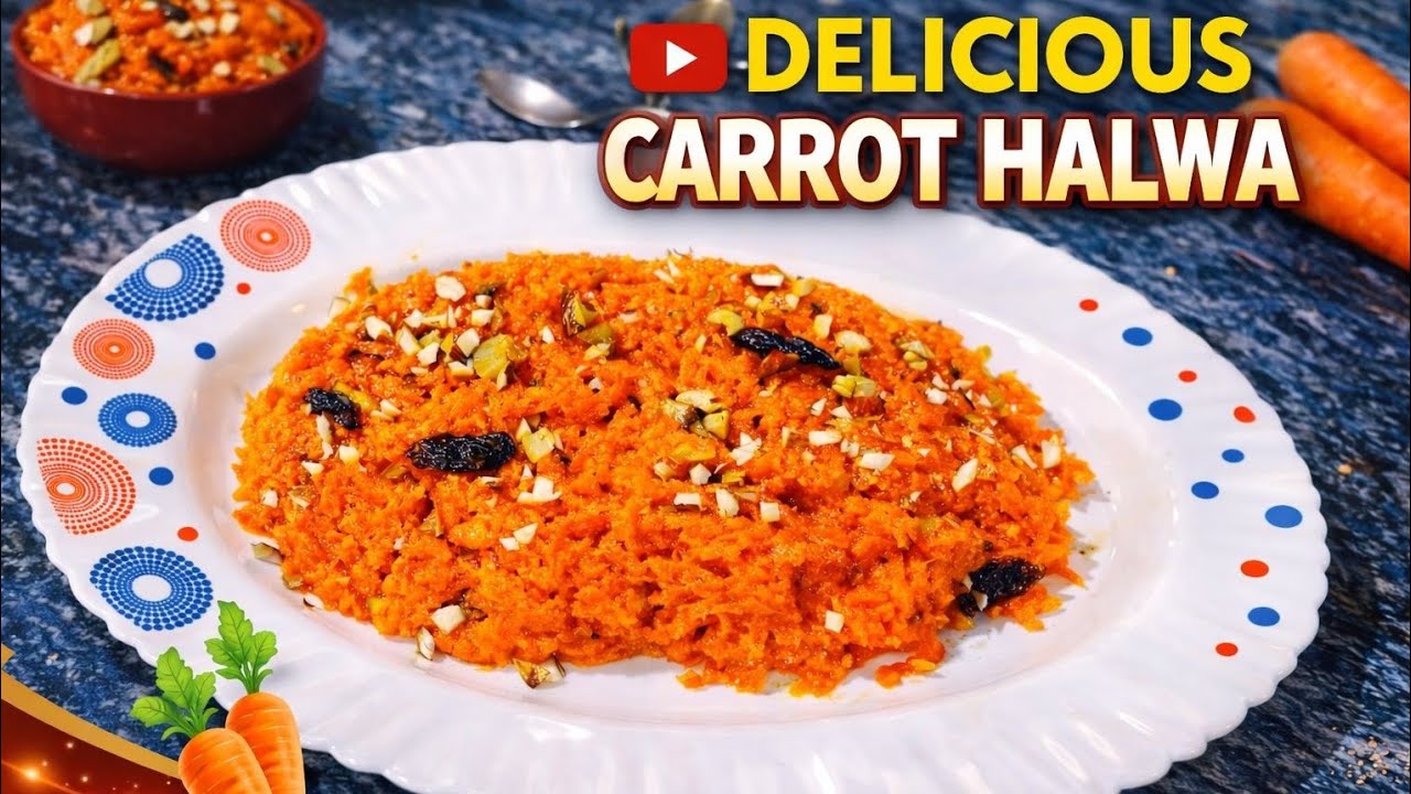 এই গাজৰৰ হালুৱা নেখালে শীতকাল অসম্পূৰ্ণ! 🥕❤️