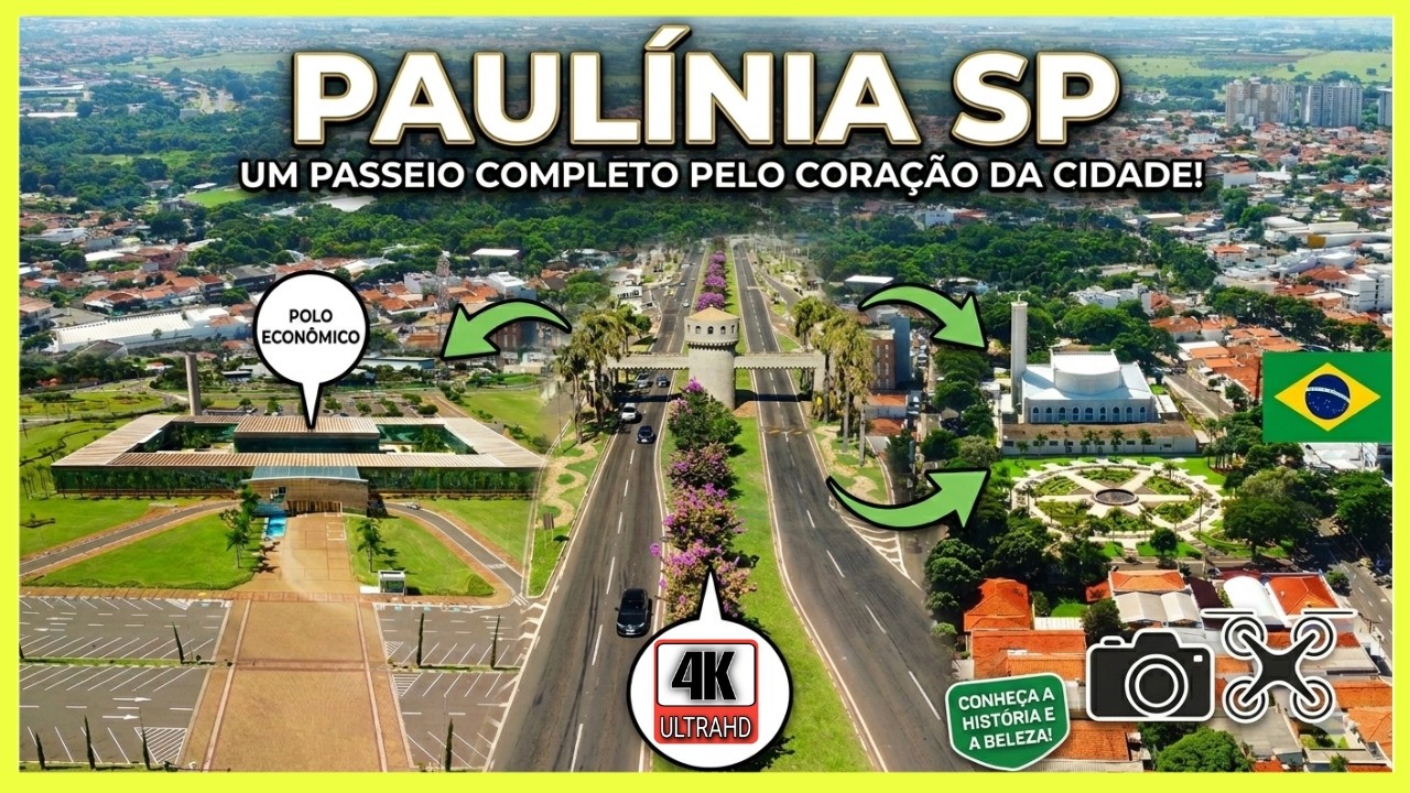 Paulínia SP - A cidade Paulista de Primeiro MUNDO! A mais ricas do Brasil
