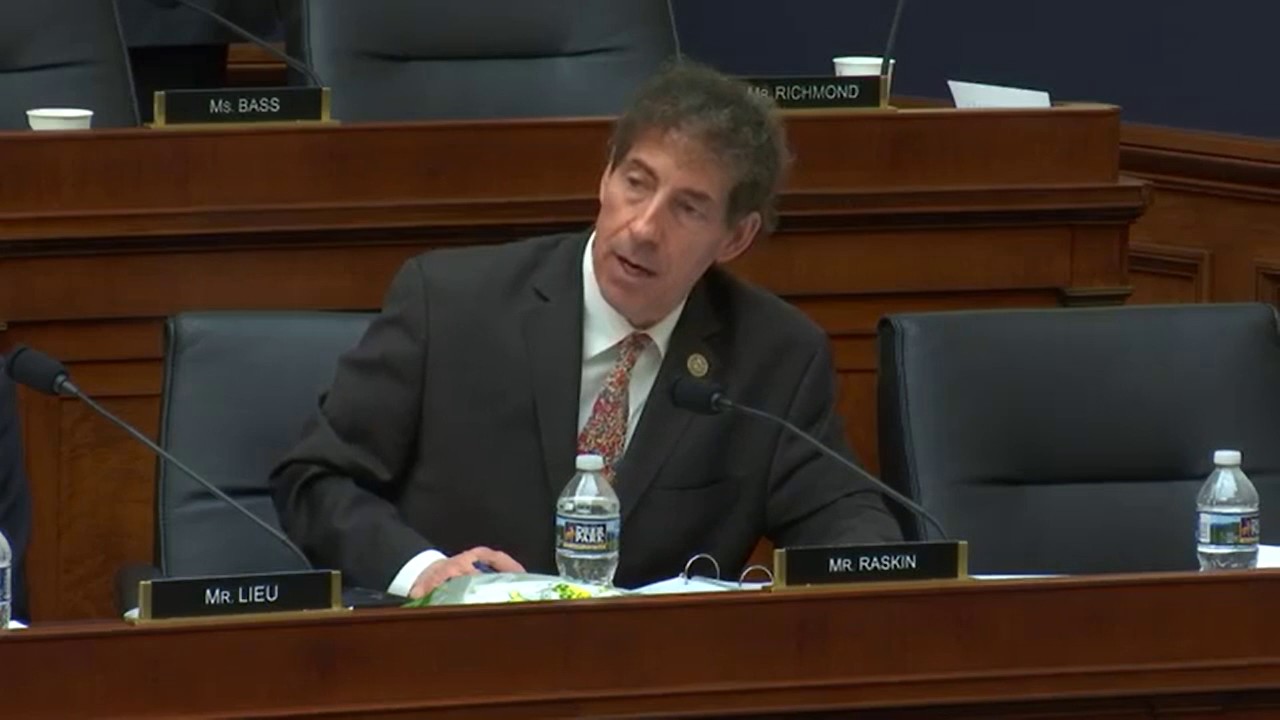 Rep. Raskin: We Need Information About Chairman Nunes' Secret WH Meeting