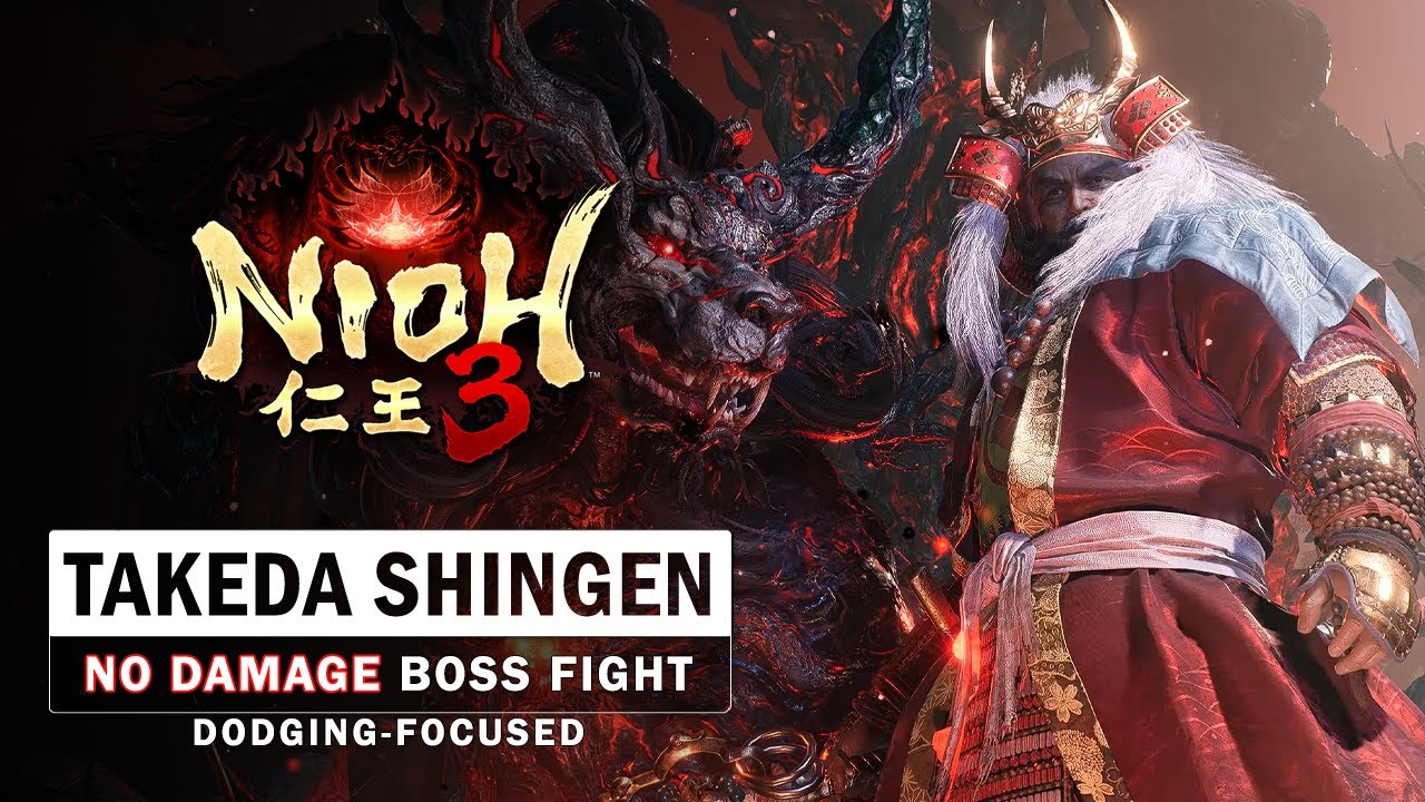 Nioh 3 - Takeda Shingen Boss Fight (No Damage)