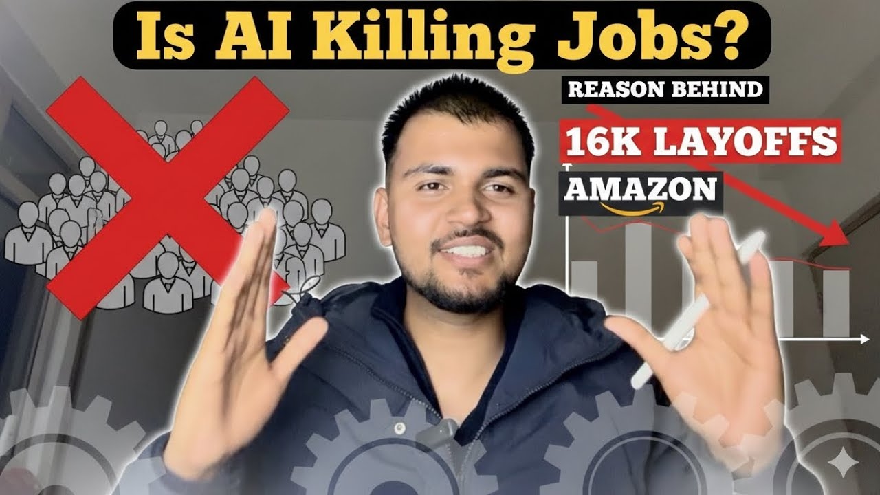Is AI Killing Tech Jobs? Amazon Fired 16,000 Employees 😨 | Is AI the Real Reason? #amazon #ai #layof