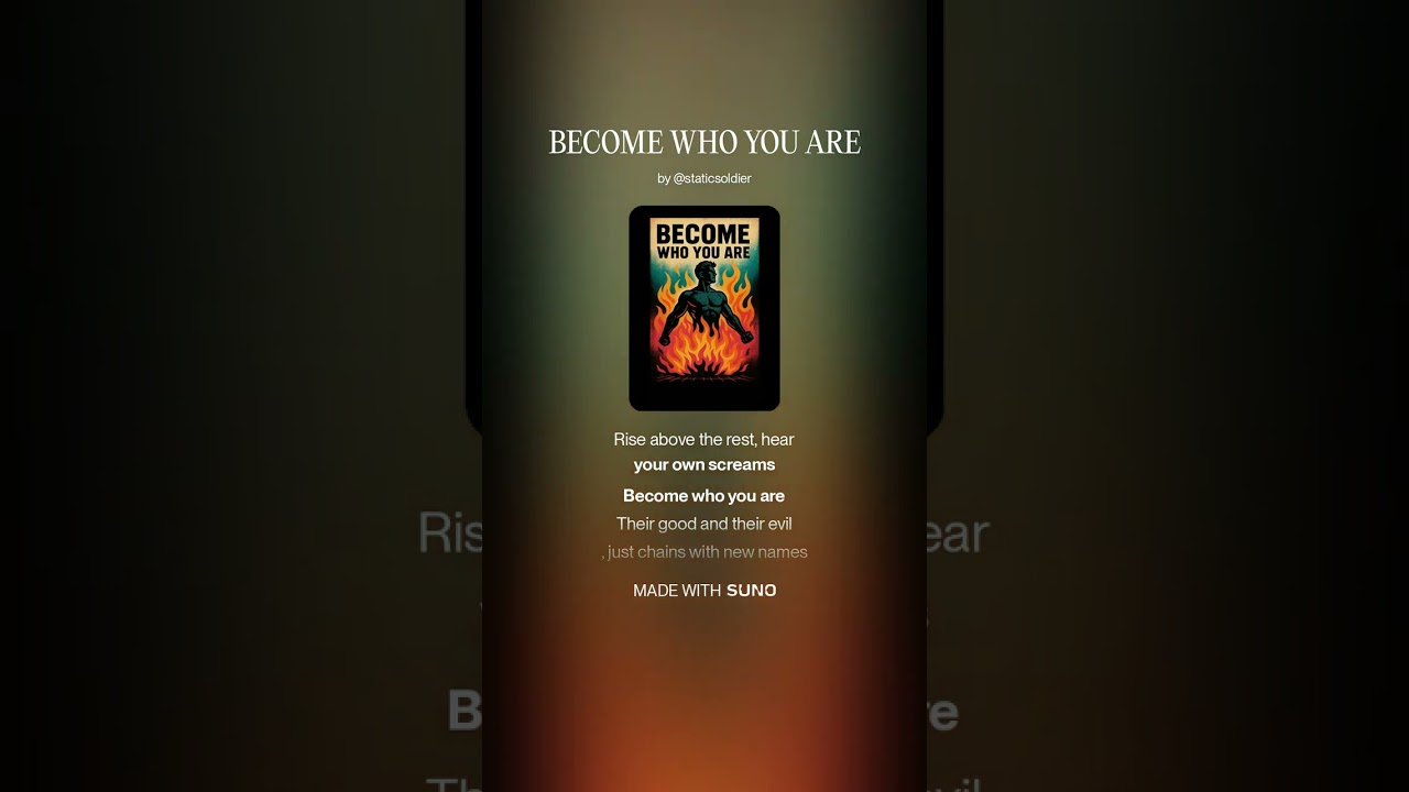 BECOME WHO YOU ARE | Inspirational Metal