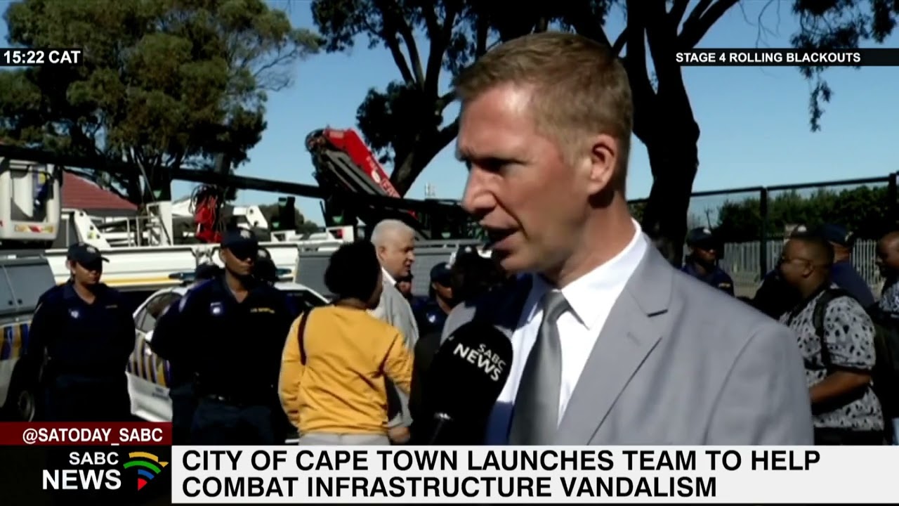 City of Cape Town launches team to help combat infrastructure vandalism