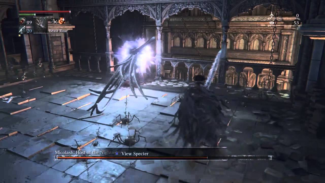 Bloodborne: The best Micolash kill ever