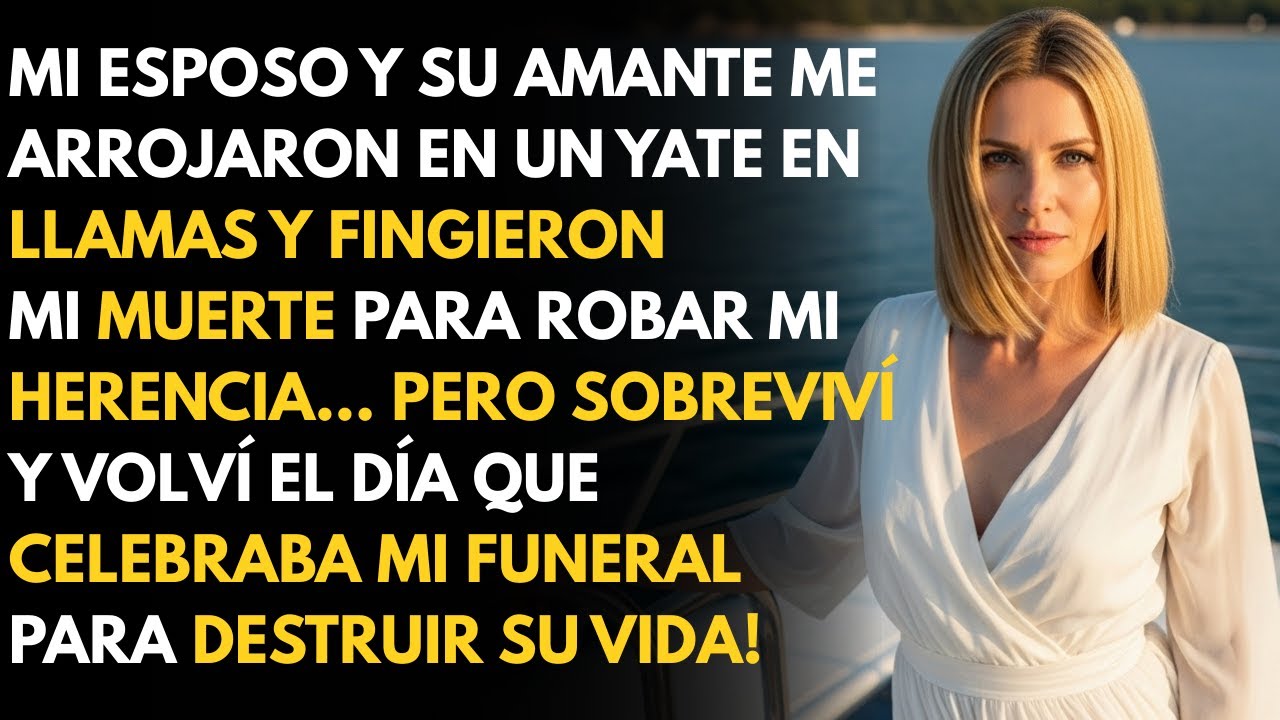 Mi esposo me quemó viva en un yate... volví de la muerte para destruirlo en su propia fiesta!