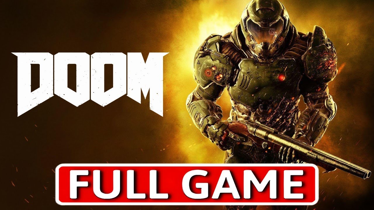 DOOM (2016) - FULL GAME Walkthrough Longplay