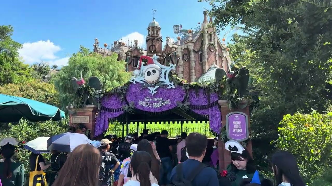 東京迪士尼 2024萬聖節 聖誕夜驚魂版鬼屋全記錄