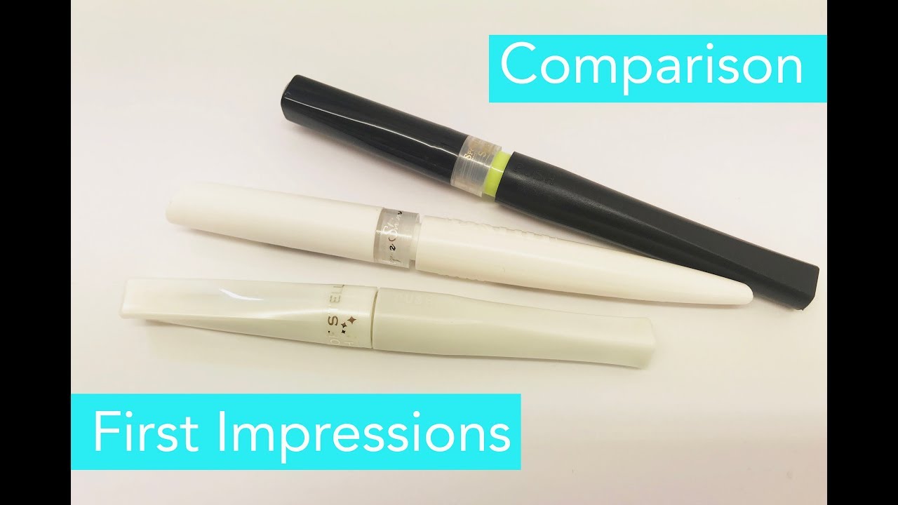 WINK OF STELLA vs NUVO vs SPECTRUM NOIR - Shimmer Pen Comparison...
