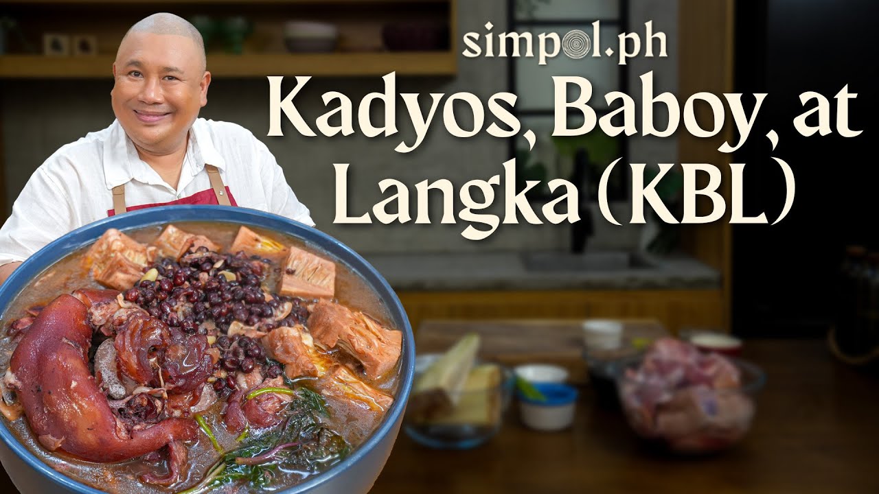 How to Cook Kadyos, Baboy, at Langka (KBL) | Chef Tatung's Hearty Filipino Comfort Food