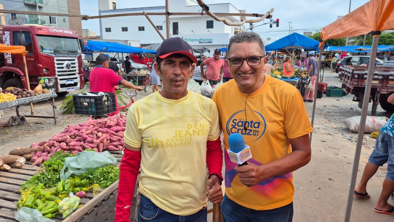 Feira Livre de Santa Cruz/RN: bastidores deste sábado (14.03.26)